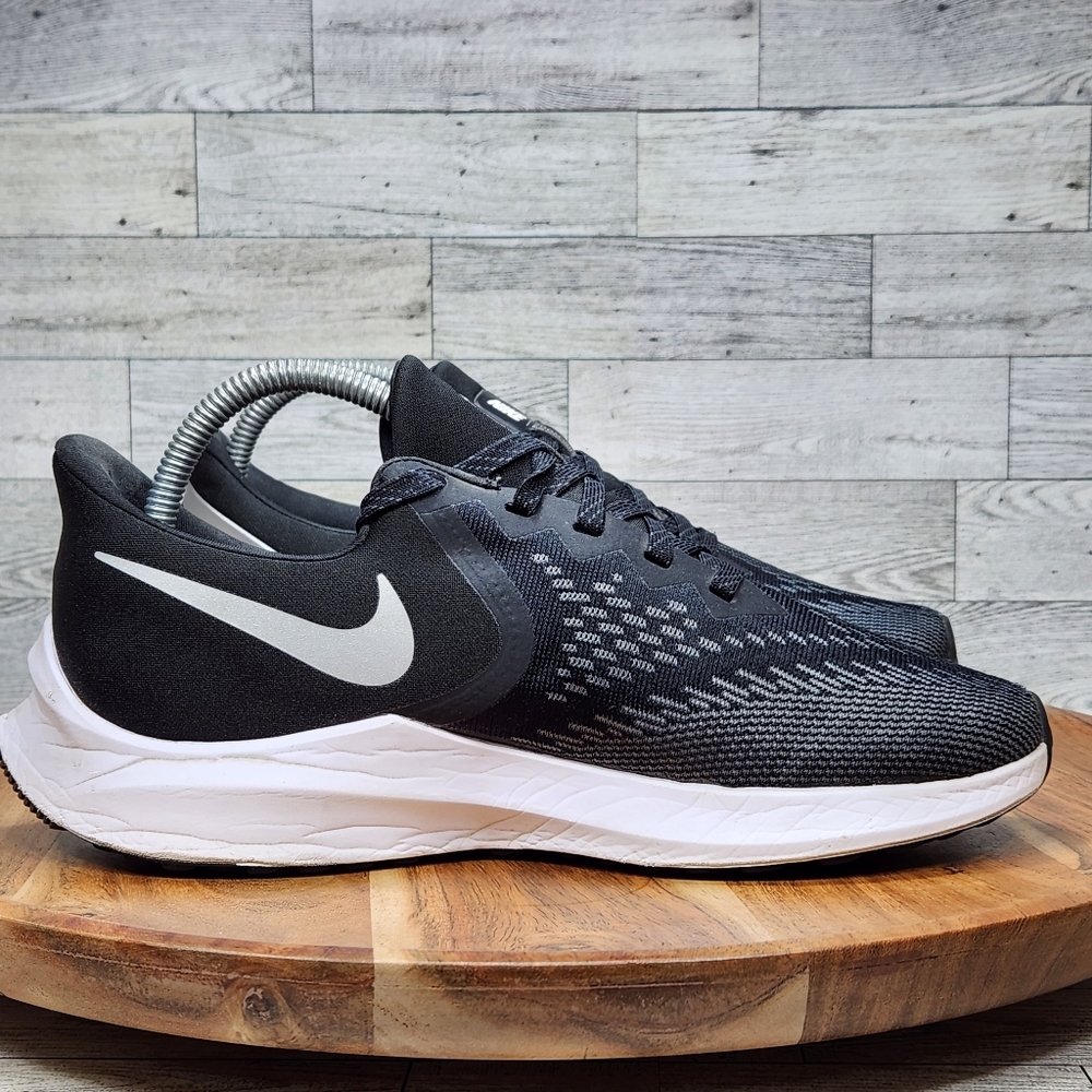 Nike Women's Size 8 Zoom Winflo 6 Shoes Black Running Sneakers BQ3192-003 - Picture 12 of 16